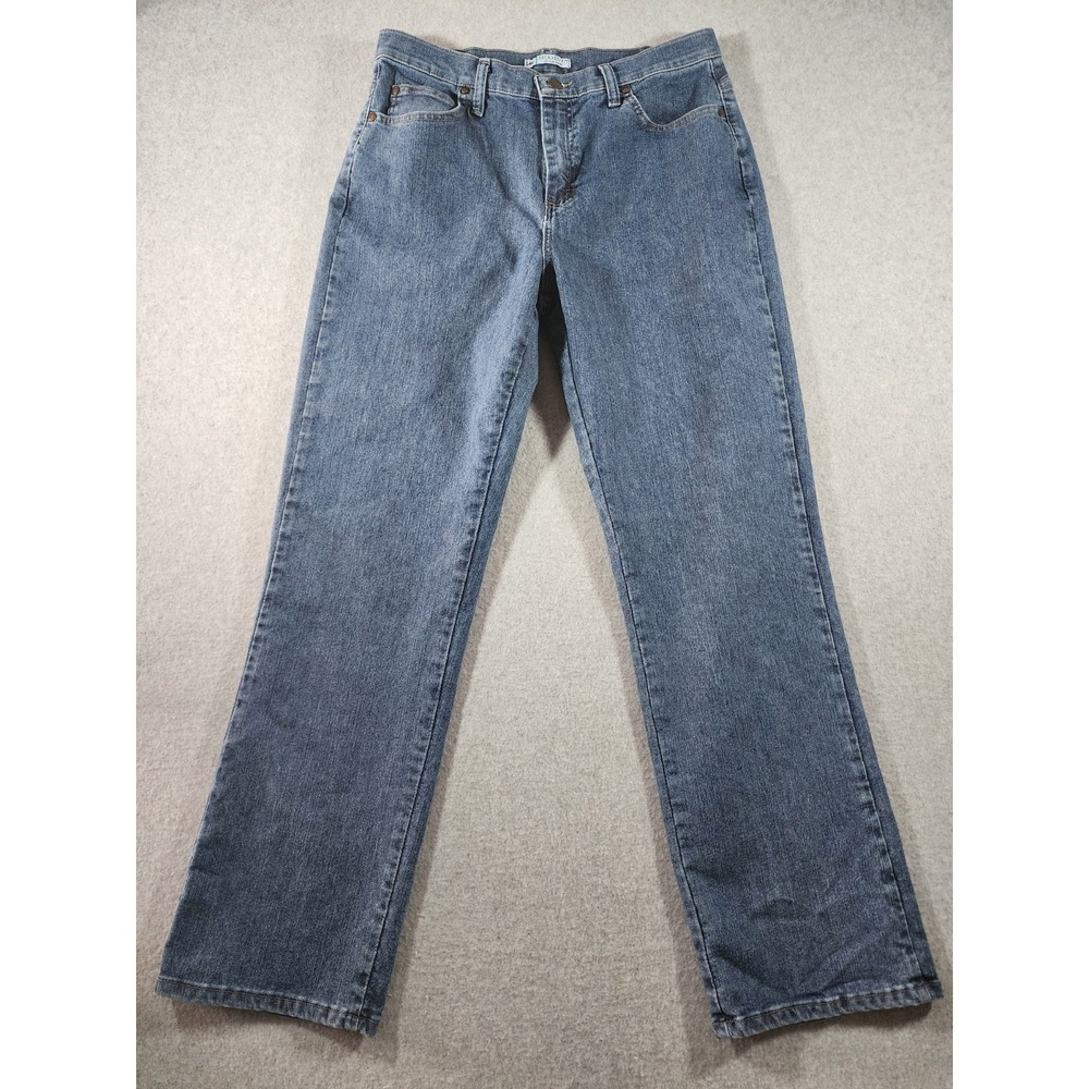 Lee Women's Denim Jeans, 12, 31x30, Medium Wash, Relaxed Fit, High Rise